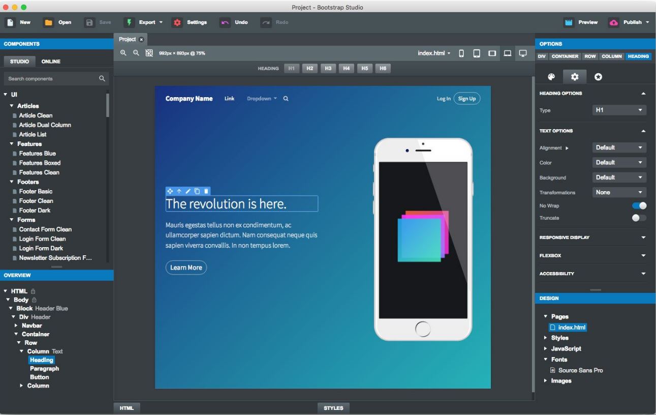 Resource 'Bootstrap Studio 5.6.1 Cracked'