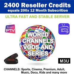 2400 Reseller Credits