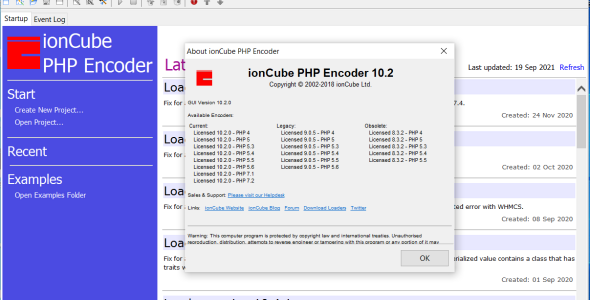 ionCube PHP Encoder v10.2.0 Cerberus full crack for Windows