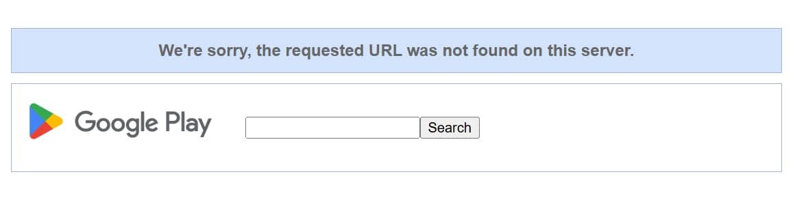 Google Play Store listing showing Seekee app has been removed