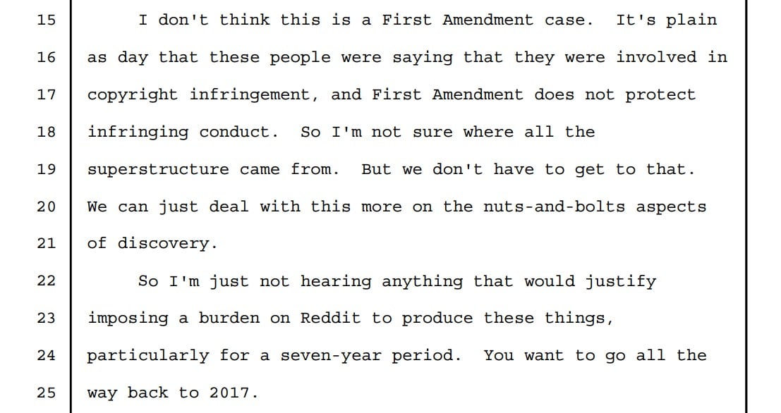 free speech case